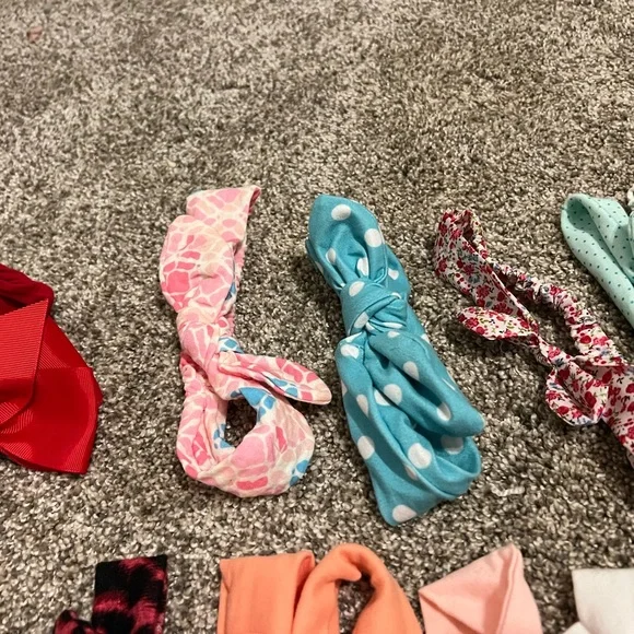 Box of baby girl bows